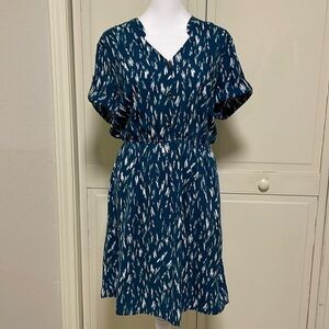 41 HAWTHORN Acacia Abstract Print Dress Size S